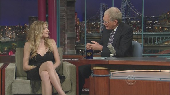Sarah Chalke - The Late Show with David Letterman (2008-10-08)1